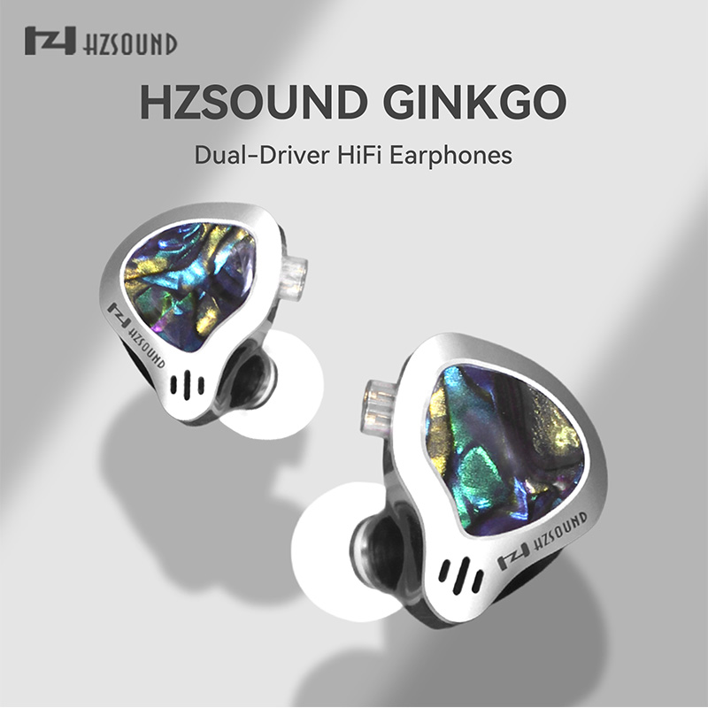 Planar Magnetic Iem Earphones - Hzsound Ginkgo 1DD+1PZT HiFi In-Ear Earphones