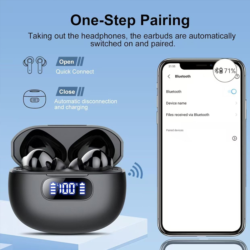 BT 5.4 Stereo Wireless Earbuds - đánh giá và giá Bone Conduction Running Headphones