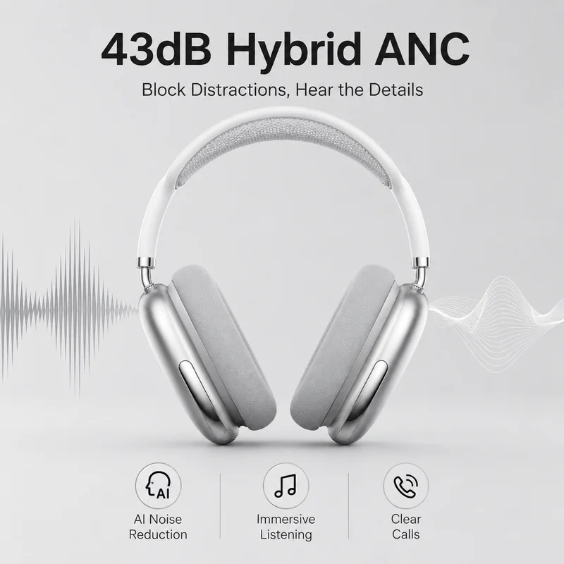 Over Ear ANC Wireless Bluetoot - đánh giá và giá Anc Wireless Over Ear Headphones