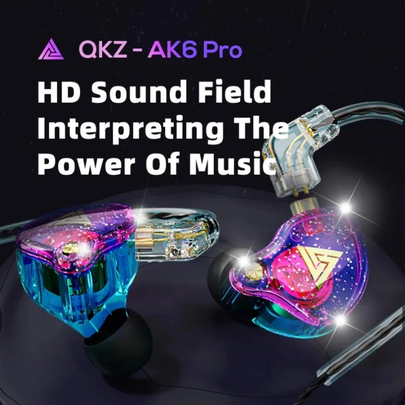QKZ AK6 Pro In Ear Monitor Wir - đánh giá và giá In Ear Monitors For Singers