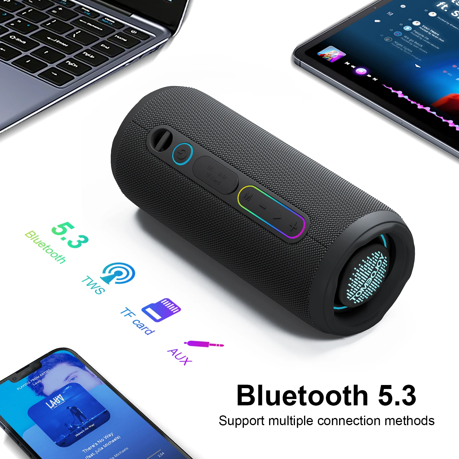 YOLOEMOT T13 Bluetooth Speaker - đánh giá và giá Portable Bluetooth Speaker Waterproof Ipx7