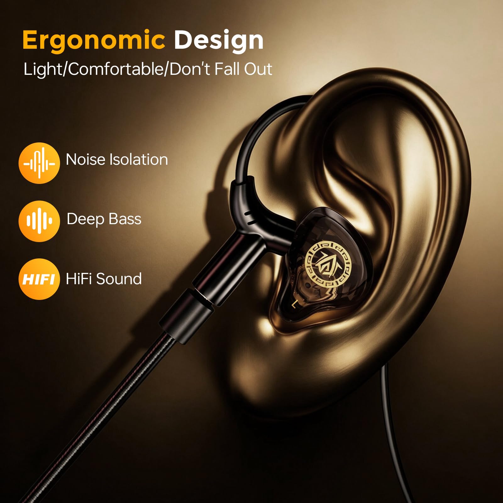 3.5mm / Type-C Wired Gaming Ea - đánh giá và giá Type C Wired Earphones With Mic