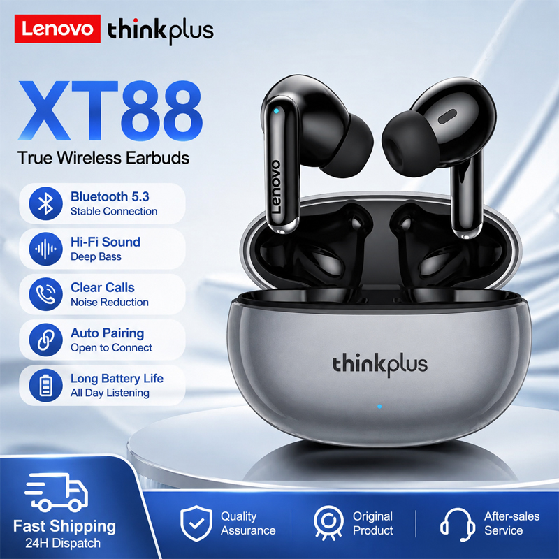 Lenovo XT88 Bluetooth Wireless - đánh giá và giá Anc Wireless Over Ear Headphones
