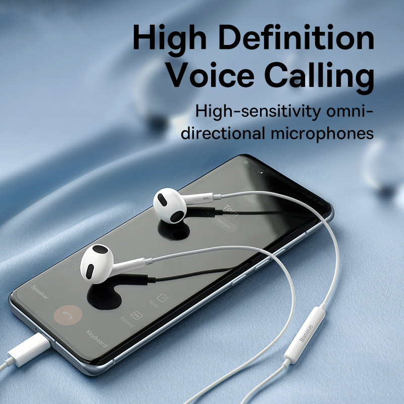 Baseus C17 Type-C Earphones In - đánh giá và giá Type C Wired Earphones With Mic