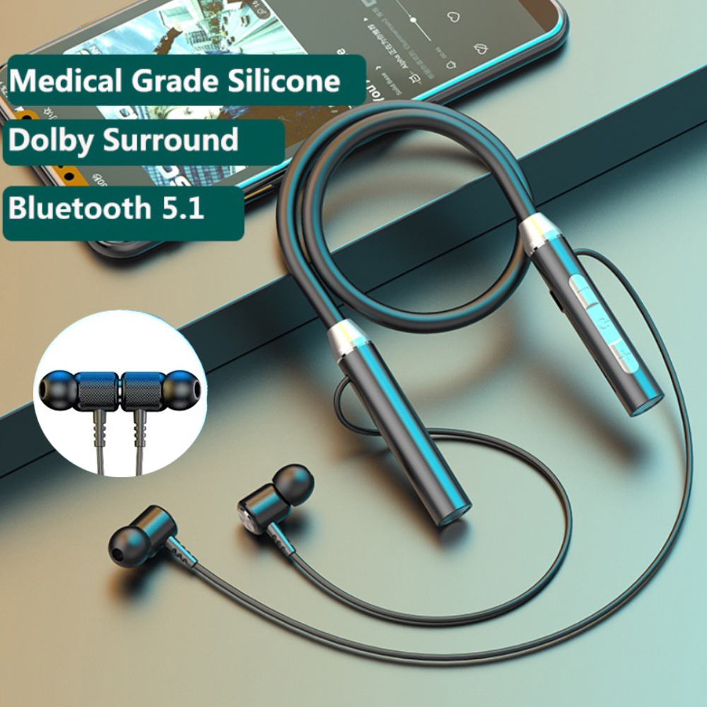Wireless Headphones Bluetooth  - đánh giá và giá Magnetic Neckband Sports Earphones