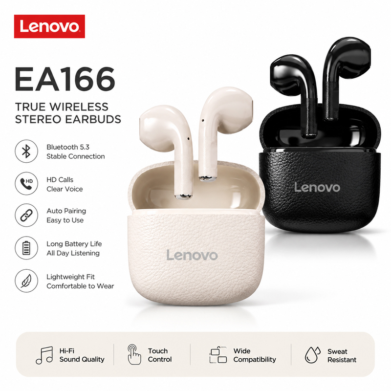 Lenovo EA166 Bluetooth Wireles - đánh giá và giá Anc Wireless Over Ear Headphones