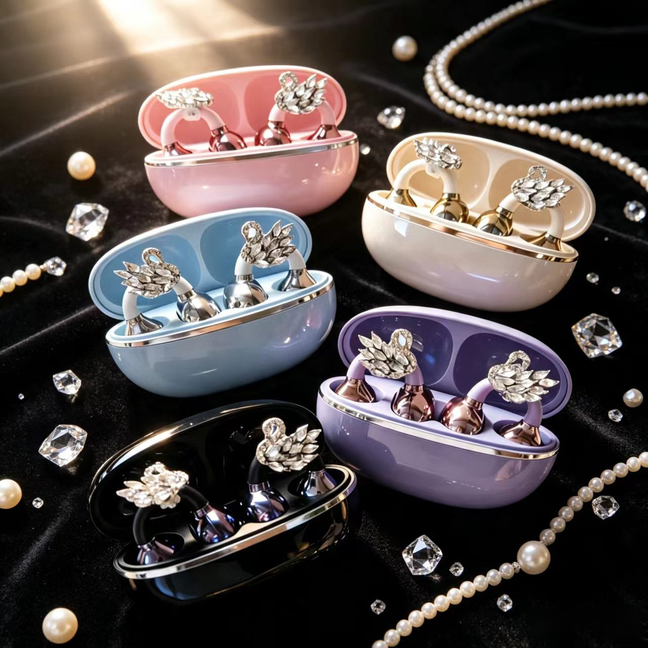 Fashion Swan Clip On Bluetooth - đánh giá và giá Type C Wired Earphones With Mic