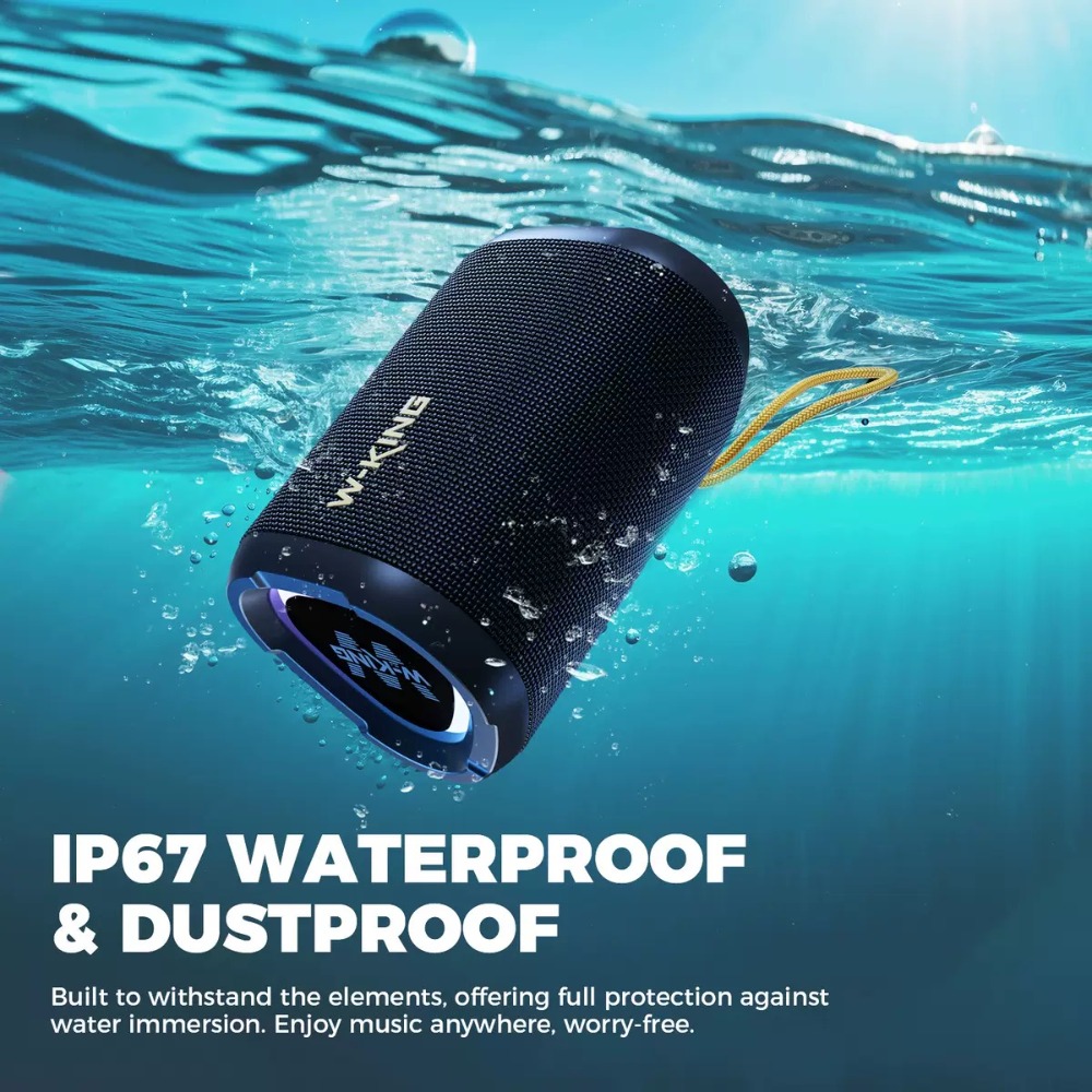 W-KING D110 Wireless Speaker w - đánh giá và giá Portable Bluetooth Speaker Waterproof Ipx7