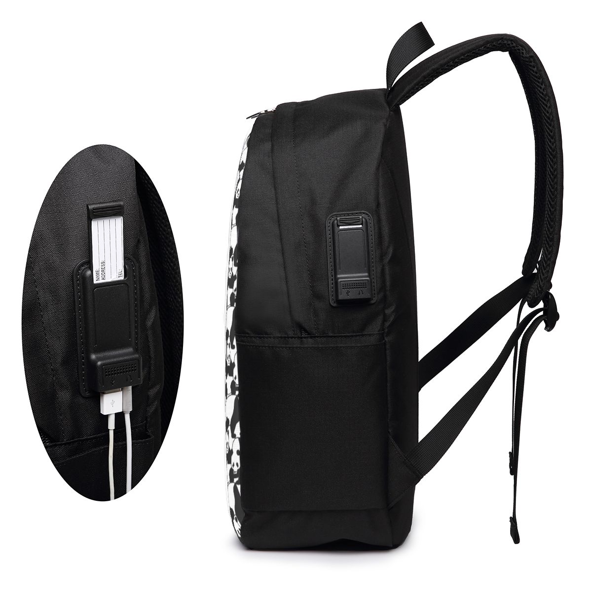 Panda Pattern Backpack Travel  - đánh giá và giá Laptops