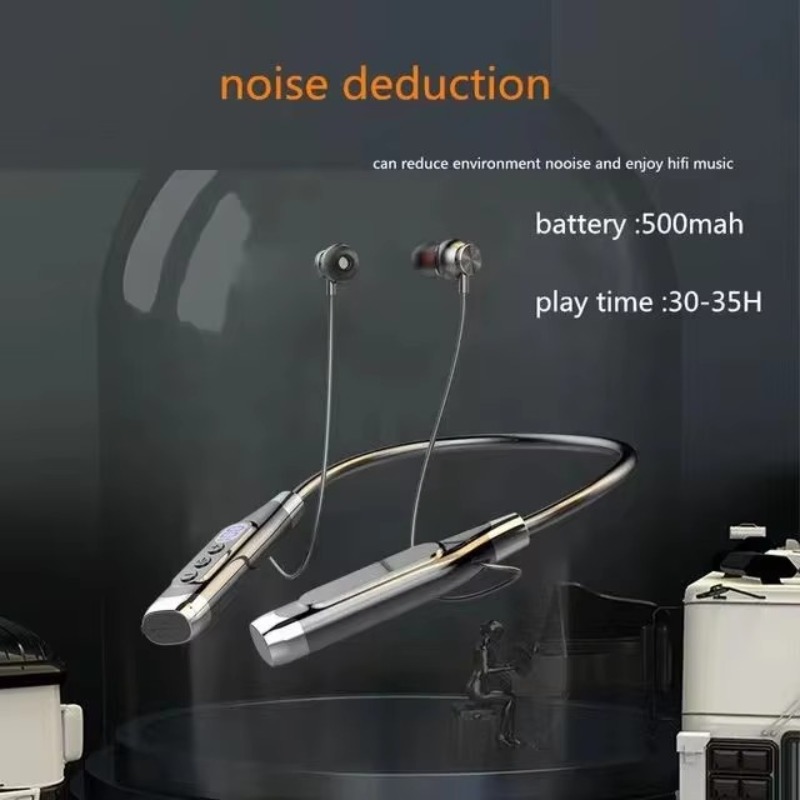 Led Battery Display Type-c Cha - đánh giá và giá Magnetic Neckband Sports Earphones